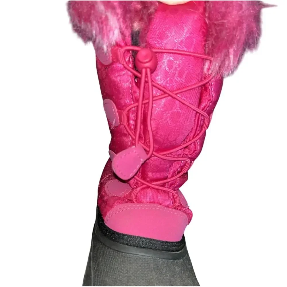 Kamik Snowgypsy Fuschia Insulated Waterproof Winter Boots Outdoors Cozy Sz 2